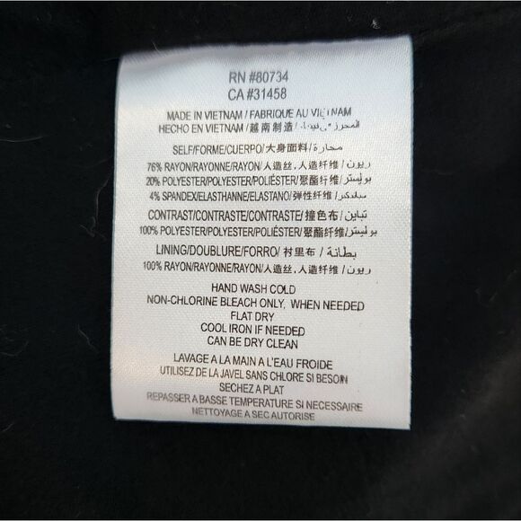 BCBGeneration Dark Grey/Black Boyfriend Blazer - Size Small - Picture 3 of 11